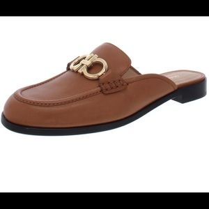 Salvatore Ferragamo Viggio Leather Mule Size 38/8. $399 originally $715.